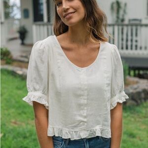 Neuflora Leland Blouse - White